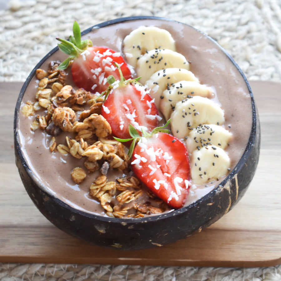 Begin je dag slim met KIANO's hersenstimulerende paddochocolade in de ontbijtkom